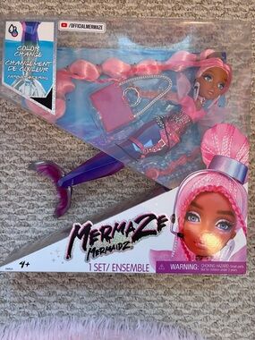 Mermaidz Pink & Purple Color-Change Mermaid Doll by
